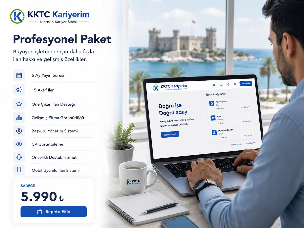 KKTC Kariyerim Profesyonel Paket