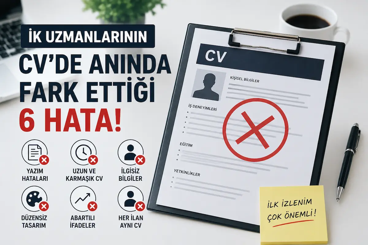 CV hazırlama hataları